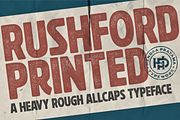 Rushford - Clean & Printed, a Sans Serif Font by Hendra Pratama (Thumbnail 2 of 16)