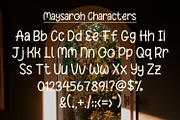 Maysaroh - Handwritten Font, a Handwritten Font by Alolieli Studio (Thumbnail 5 of 10)