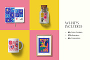 Child Flowers | Wall Art Creator, an Object Graphic by Leleka.Store (Thumbnail 3 of 16)