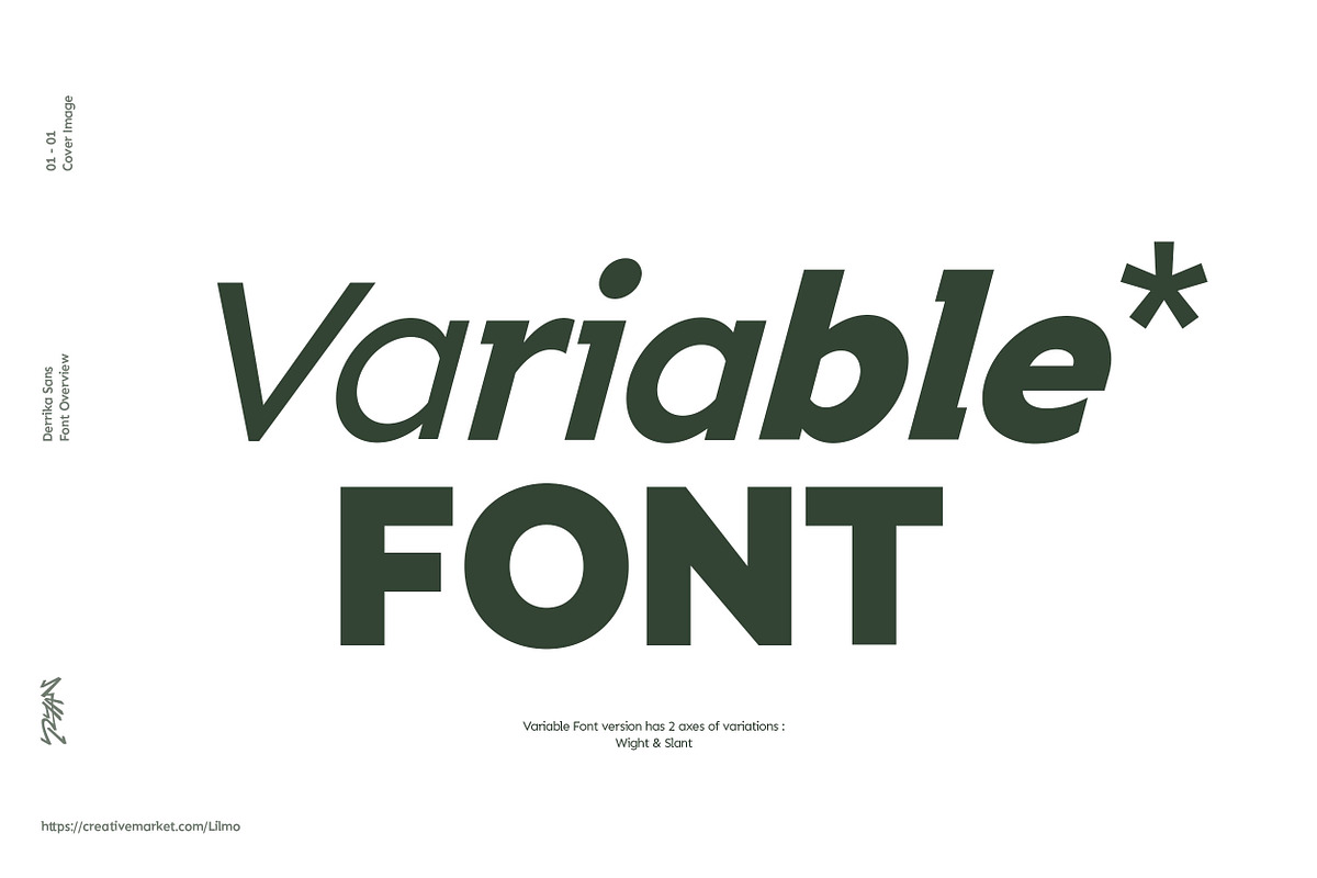 Derika Sans - Sans Serif Font, a Sans Serif Font by Ryan Rivaldo Vierra (Photo 11 of 12)