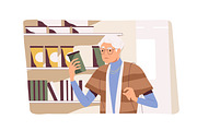 People choose food, supermarket set, a Food Illustration by Good Studio (Thumbnail 7 of 9)