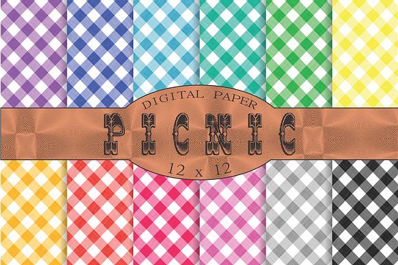 Gingham patterns 'Picnic' preview 2