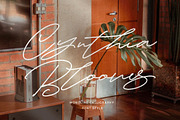 Cynthia Blooms - Ligature Font, a Script Font by Dirtyline Studio (Thumbnail 11 of 11)