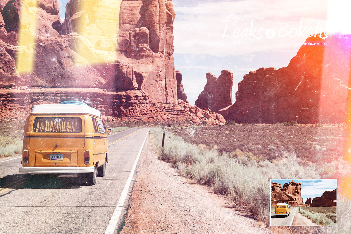 Premium Light Leaks PS Action, an Action Add-On by PSD Action (Photo 5 of 9)
