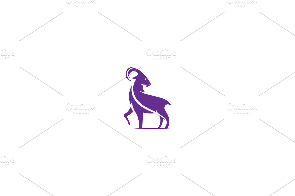 Goat Logo, a Branding & Logo Template by Creative_Graphic | Creative Market