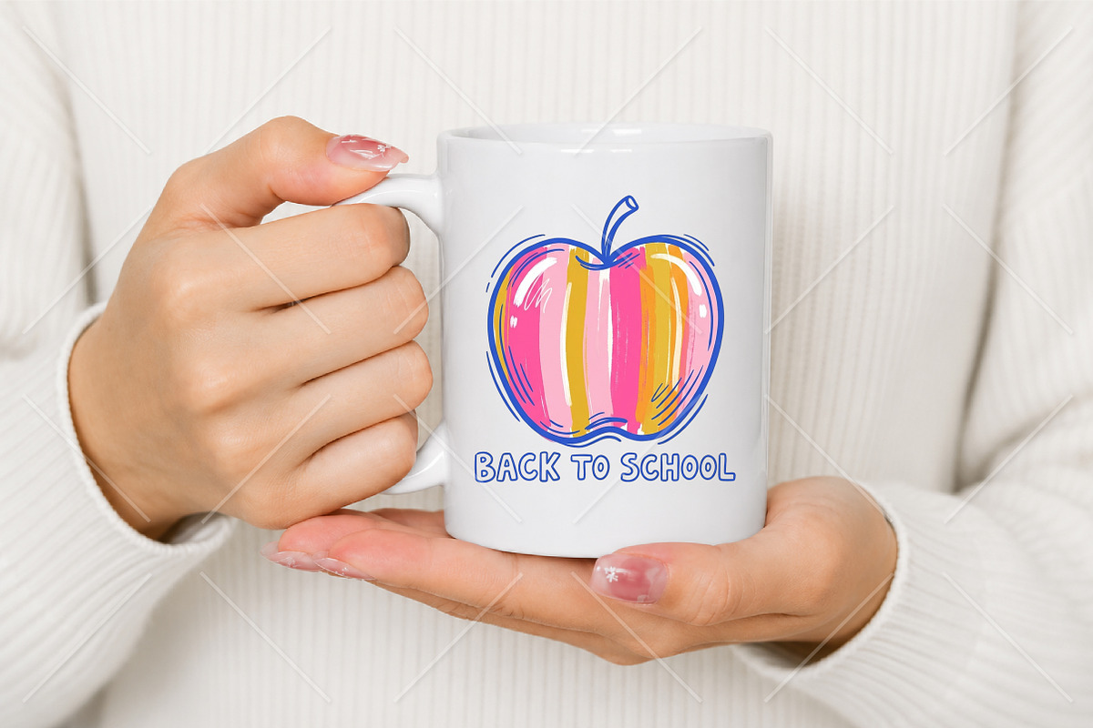 Back to School PNG Apple PNG, a Seasonal Illustration by Canvas Craft (Photo 4 of 5)