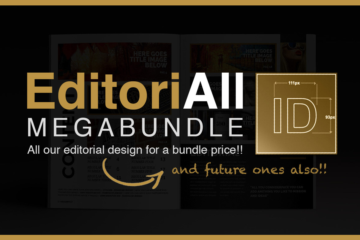 The EditoriAll Megabundle, a Magazine Template by Luuqas Design (Photo 1 of 26)