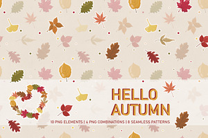 Hello Autumn — Leaves Set