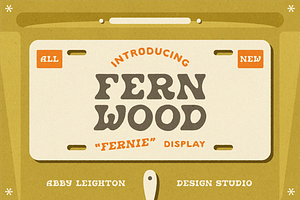 FERNWOOD FERNIE DISPLAY