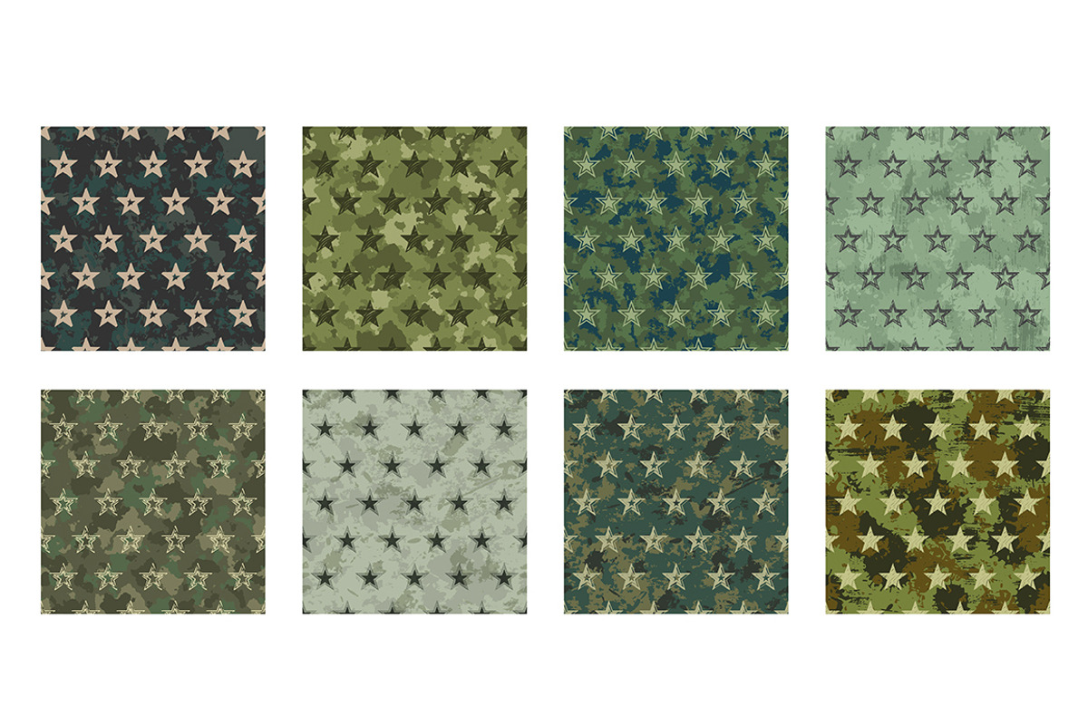 Vector seamless starry patterns, a Pattern Graphic by Iryna Denysova (Photo 8 of 8)