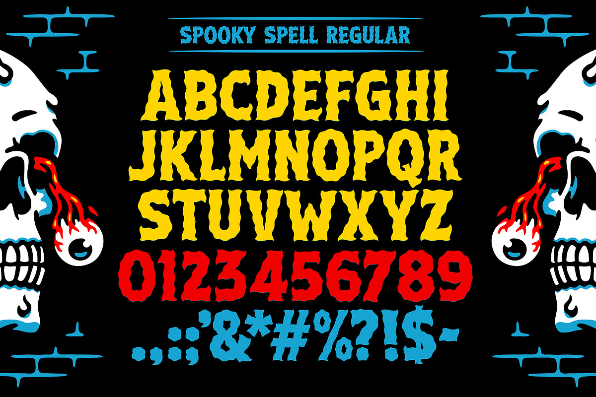Spooky Spell Font, a Font by MightySHORT (Photo 2 of 3)