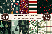 Christmas Digital Paper, Seamless, a Texture Graphic by CitraGraphics (Thumbnail 1 of 8)