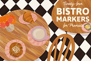Bistro Markers for Procreate, a Brush Add-On by Biso Studio (Thumbnail 1 of 6)