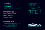 Nokia Expanded, a Sans Serif Font by LoneArmy (Thumbnail 10 of 11)