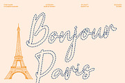 CS Soraya Dashed, a Script Font by Craft Supply Co. (Thumbnail 4 of 8)
