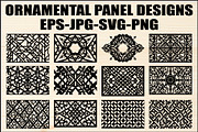 Geometric Laser Cut Panel Set, an Object Graphic by jahid234 (Thumbnail 1 of 13)