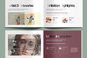 Modern Art Exhibition Booklet Design, a Brochure Template by MightyDesign (Thumbnail 4 of 9)