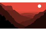 Vector Hazy Landscapes Bundle, an Illustration by BenDesigner (Thumbnail 8 of 9)