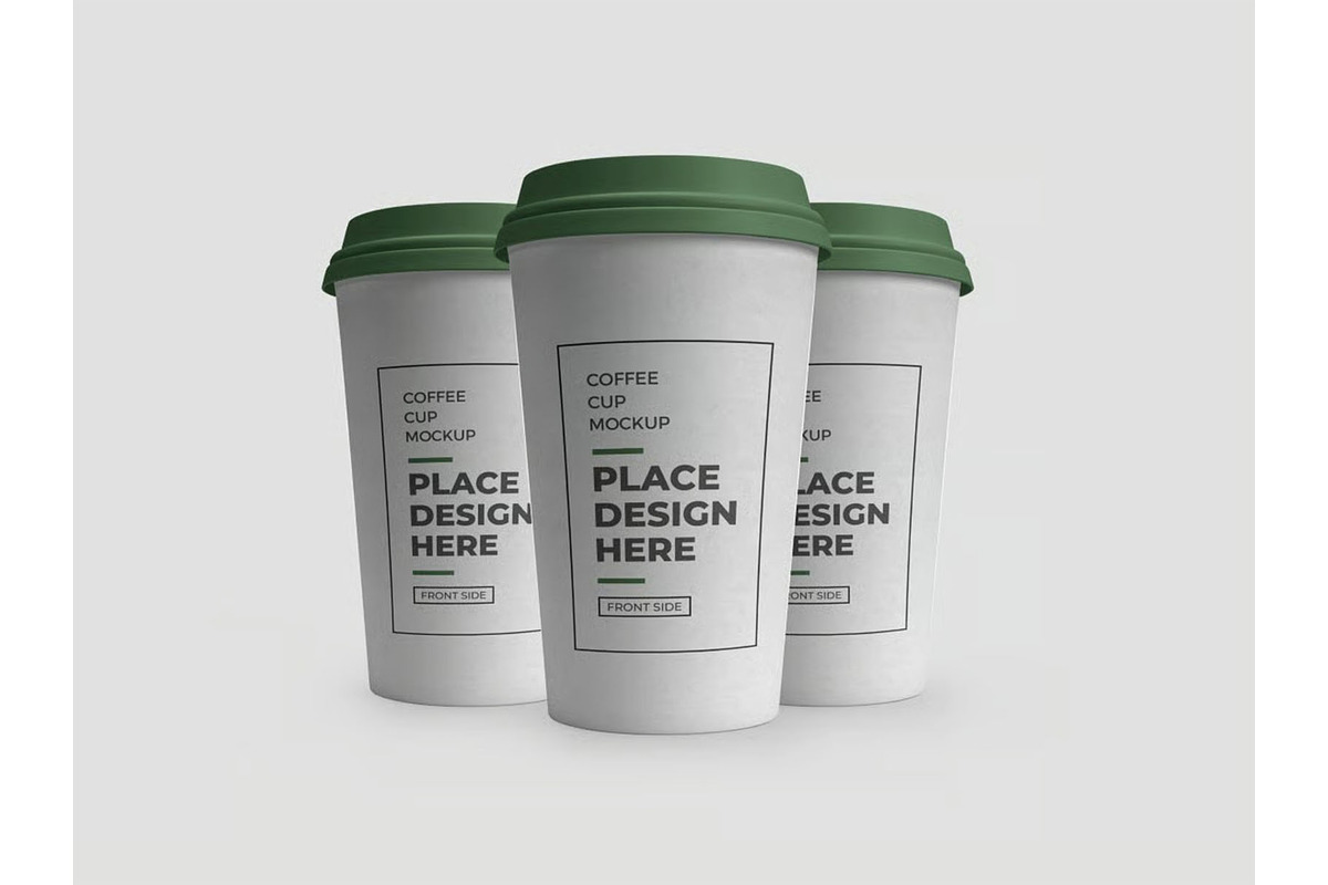 Coffee Cup Packaging Mockup Template, a Cups & Container Mockup by DesignRushMarket (Photo 6 of 11)