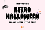 Retro Halloween Font, a Handwritten Font by Dm Studio (Thumbnail 1 of 7)