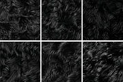 Black Fluffy Seamless Patterns, a Pattern Graphic by PrintablesByFranklyn (Thumbnail 2 of 4)