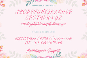 Miladia Lovely Script Font