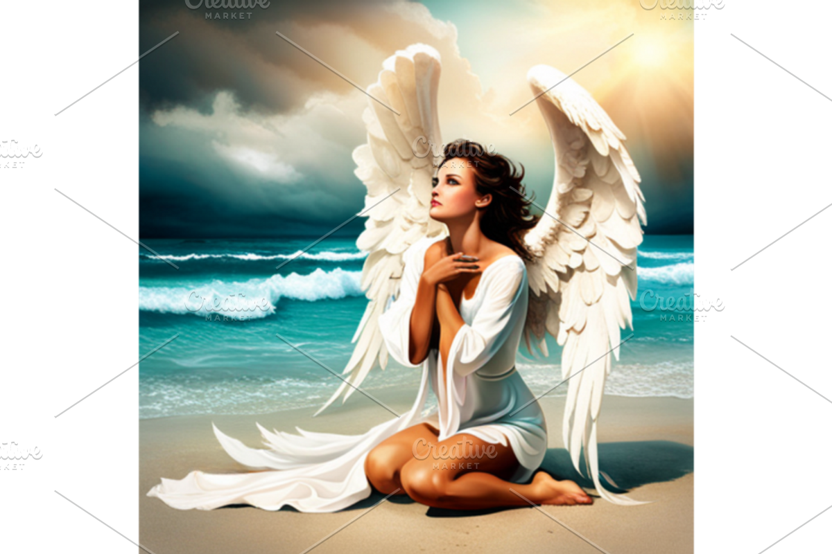 Templates, Angel, Celestial bundle, a Poster Template by Boho Pixel Dust (Photo 2 of 9)
