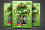 Christmas Carol Service Poster Templ, a Social Media Template by church flyer templates (Thumbnail 1 of 7)