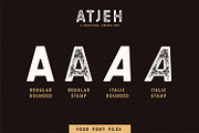 Atjeh - A Traditional Vintage Font, a Sans Serif Font by Graphicfresh (Thumbnail 3 of 6)
