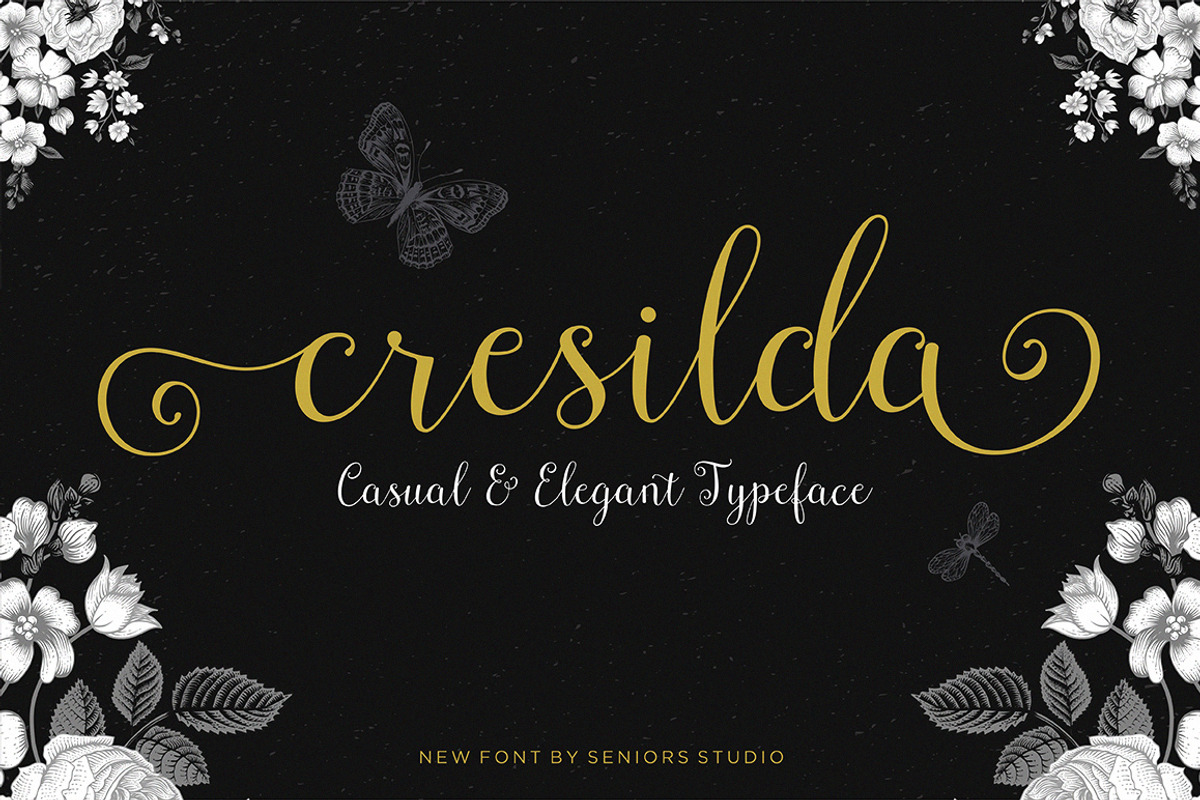 Font Collection | 33 Fonts, a Script Font by Seniors (Photo 56 of 66)