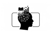 Brain Analytics Silhouettes, a Graphic by hafijul (Thumbnail 7 of 14)