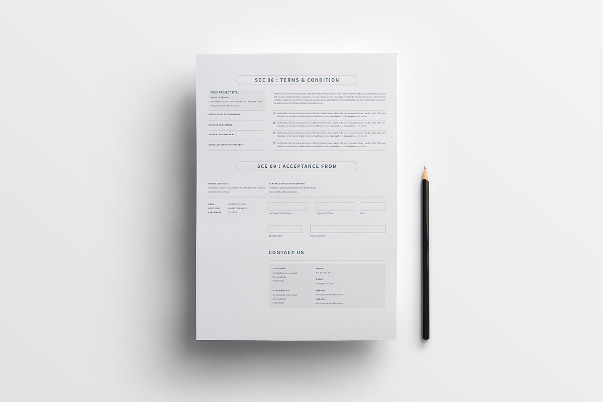 Proposal | Word, Indesign & Canva, a Stationery Template by obayes (Photo 6 of 6)