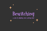 Bewitching Serif - Retro Halloween, a Serif Font by Beck McCormick (Thumbnail 1 of 10)