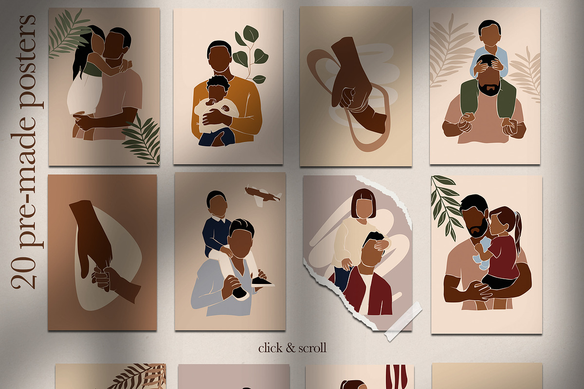 Father's Day collection., a Decorative Illustration by EasyArt (Photo 3 of 10)