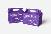 Gable Box Mockup PSD Packaging, an Advertising Mockup by Indah (Thumbnail 2 of 6)