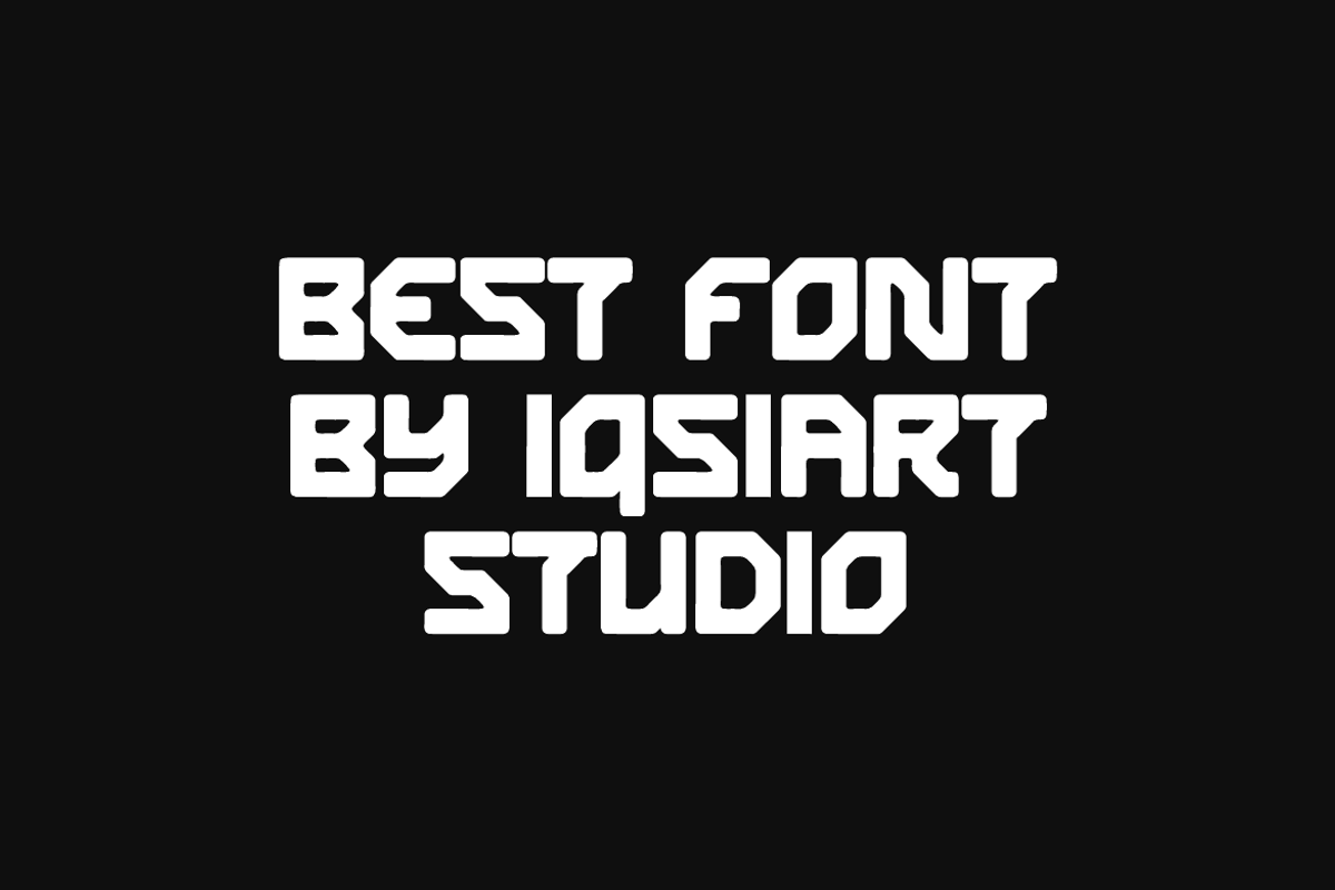 Magkros - Futuristic Font, a Sans Serif Font by Iqsiart Studio (Photo 2 of 7)