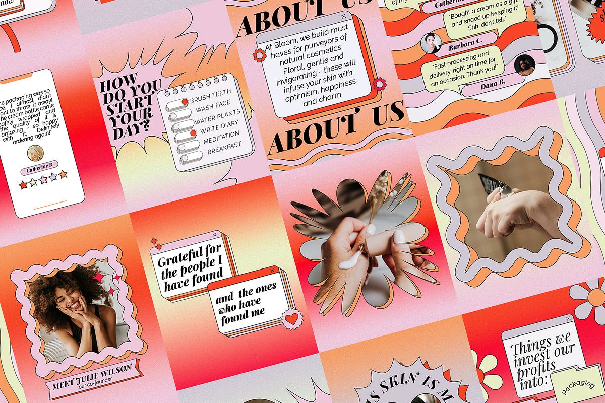 Skin Deep IG Template Kit, a Social Media Template by angelainthefields (Photo 4 of 10)