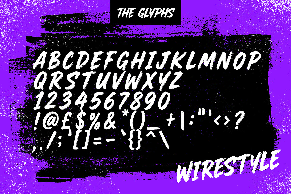 Wirestyle - Bold Brush Font, a Handwritten Font by Layerform Design Co. (Photo 5 of 5)