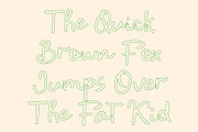 CS Blimie Dashed, a Script Font by Craft Supply Co. (Thumbnail 5 of 8)