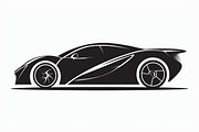 Black Sport Car Silhouette, an Illustration by BIPLOB EXPERT (Thumbnail 7 of 13)