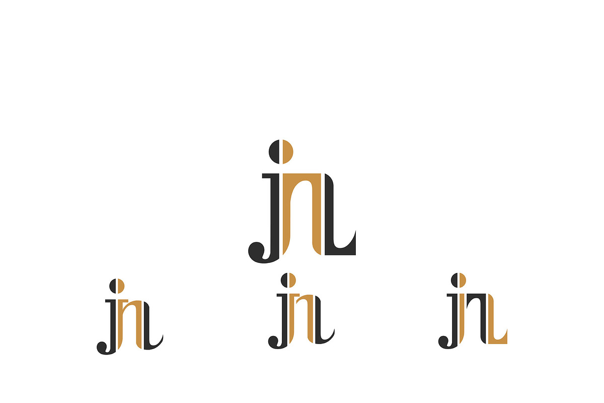 Alphabet letters logo JZ, ZJ, a Branding & Logo Template by mrshamsjaman