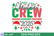 Christmas Crew 2025 SVG | Family Hol, a Graphic by mh_arif (Thumbnail 1 of 4)