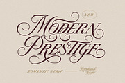Modern Prestige - Romantic Serif, a Serif Font by Letterhend Studio (Thumbnail 1 of 9)