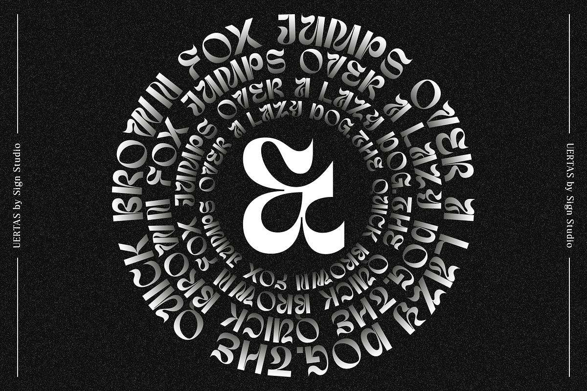 Uertas, a Sans Serif Font by Sign Studio (Photo 5 of 11)