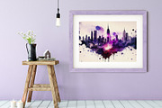 New York Watercolor Art Print, a Decorative Illustration by Lavinsky Art Store (Thumbnail 4 of 7)