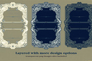 10 Frames Vol.8 - Victorian Ornament, a Background Graphic by Cruzine (Thumbnail 5 of 8)