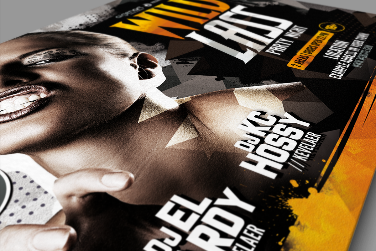 Wild Lass Party Night, a Flyer Template by aigenart (Photo 9 of 10)