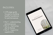 Perimenopause Ebook Canva Template, a Presentation Template by Naturopath Hub (Thumbnail 2 of 9)