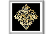 Oriental Vector Pattern With 3D Elements, a Decorative Illustration by FineArtStudio (Thumbnail 3 of 3)