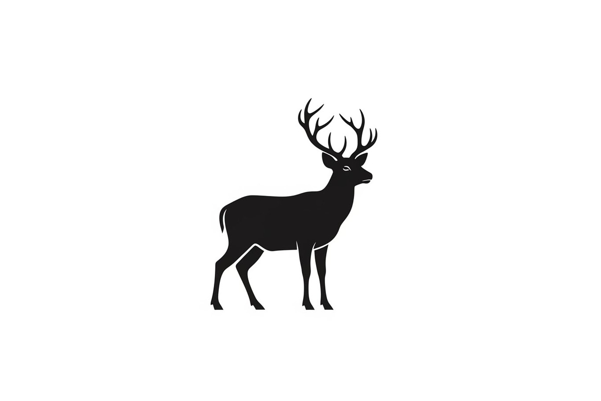 Majestic Deer & Stag Silhouette Bund, an Illustration by jahid234 (Photo 37 of 41)